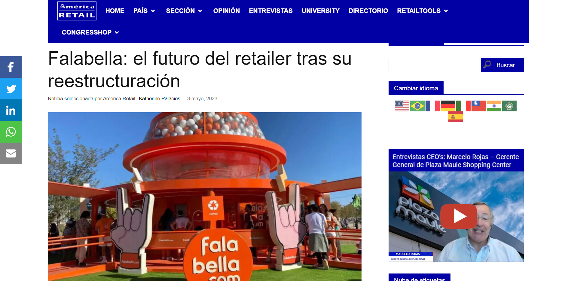 Reflexiones sobre el mundeo del eCommerce | Falabella el futuro del retailer tras su reestructuración