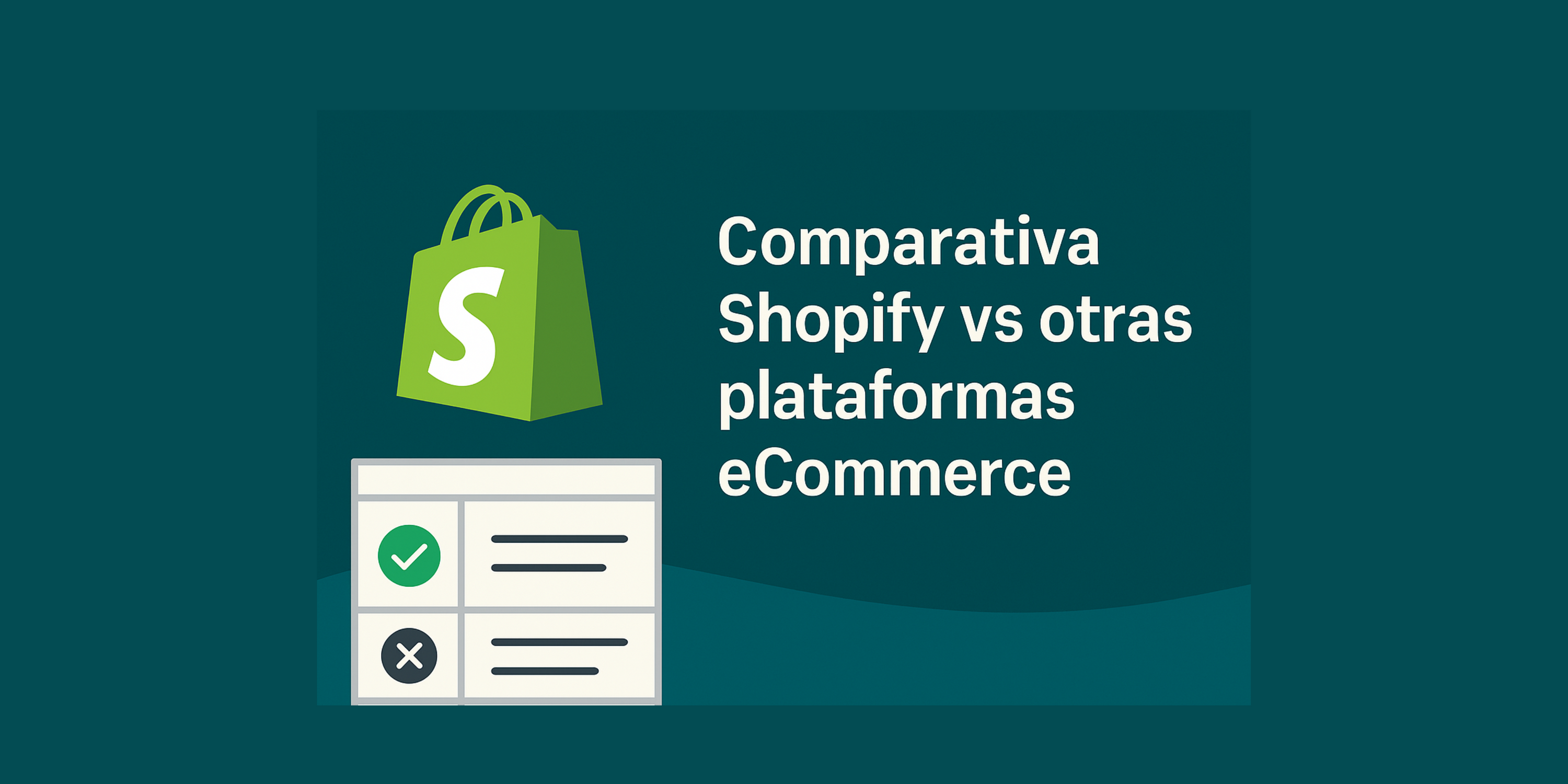 Comparación de Plataformas de eCommerce - Shopify versus el resto.