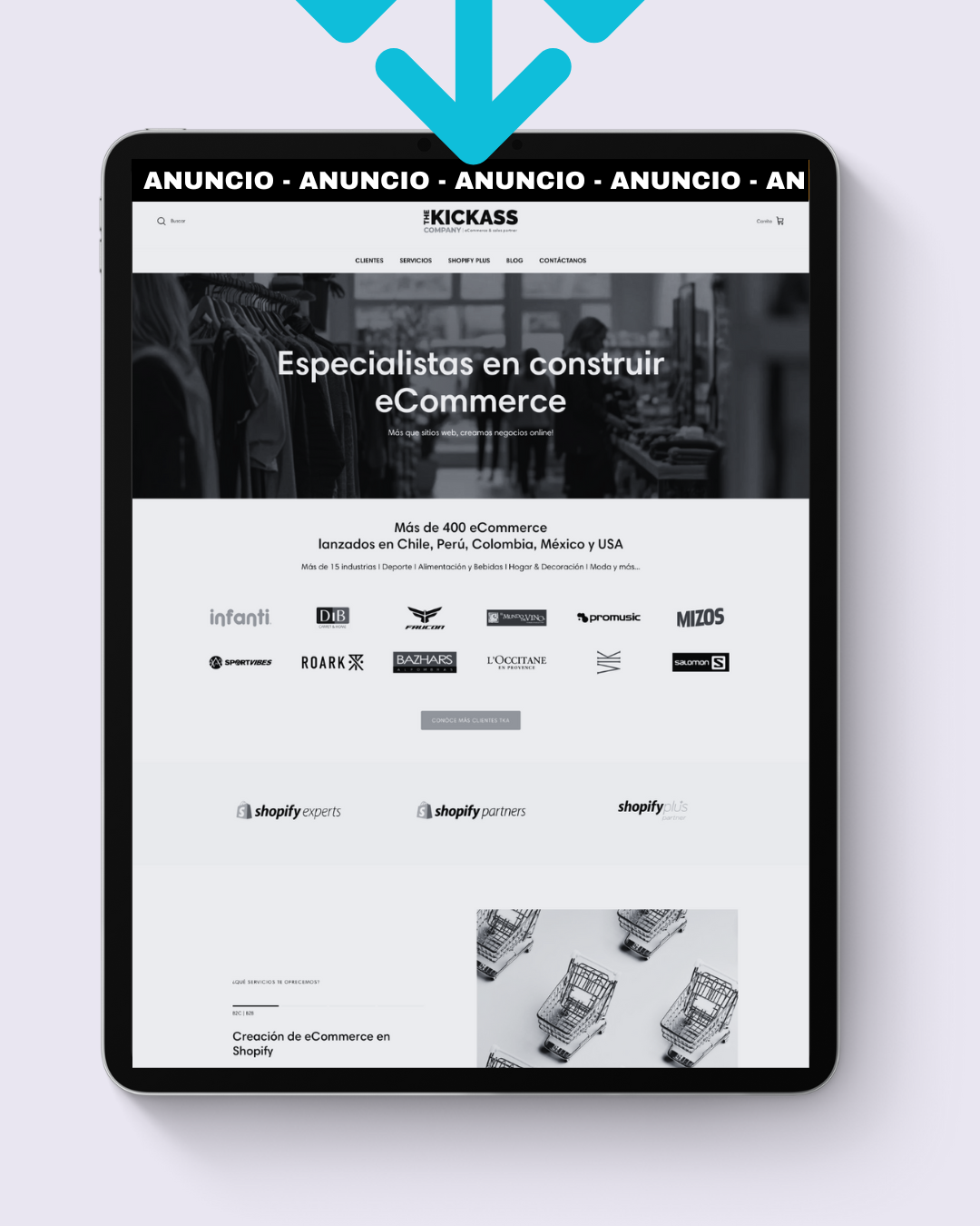 Instalación de Barra de Anuncios - TheKickass Company