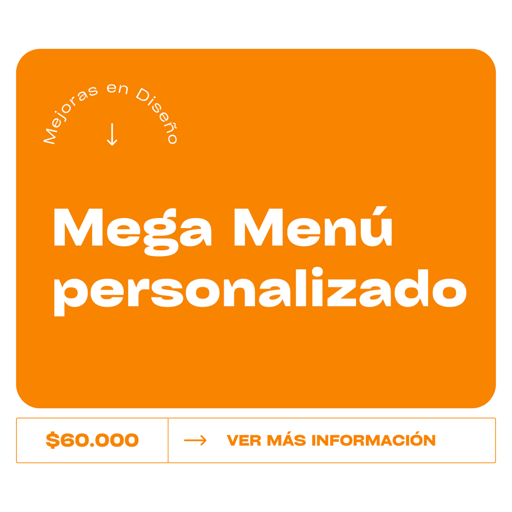 Mega Menú Personalizado - TheKickass Company